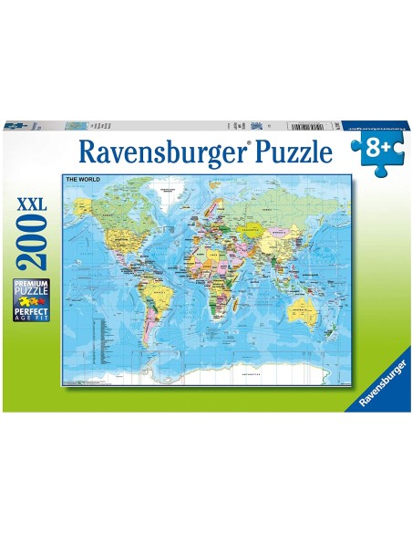 Mappa del Mondo 200 pz XXL