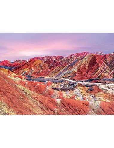 Puzzle 1000 pz - Montagne Arcobaleno Cina