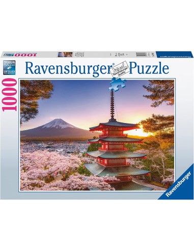 Puzzle 1000 pz Ciliegi in Fiore a monte Fuji