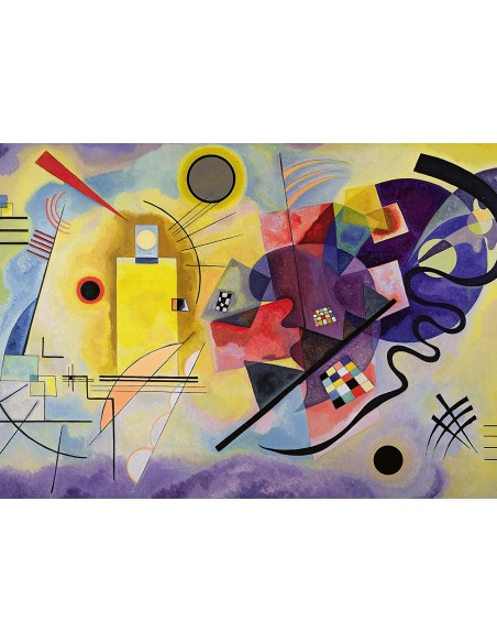 Puzzle 1000 pz Kandinsky, Wassily Yellow, Red, Blue 