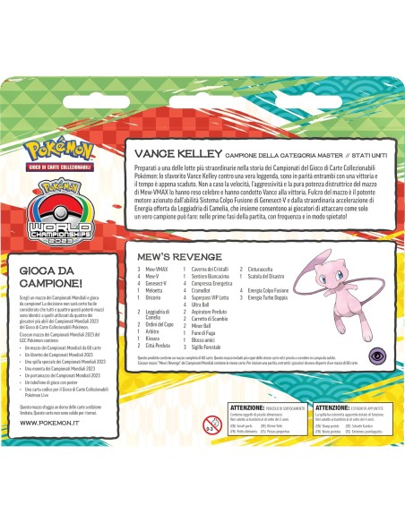 Pokemon mazzo dei campioni mondiali