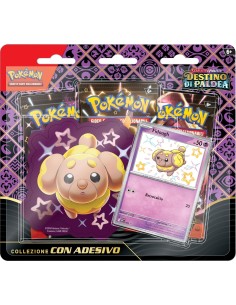 Pokemon Destino di Paldea collezione con adesivo