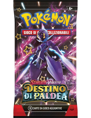 Pokemon Destino di Paldea collezione con adesivo