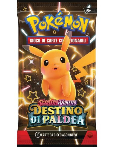 Pokemon Destino di Paldea collezione con adesivo
