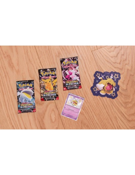 Pokemon Destino di Paldea collezione con adesivo