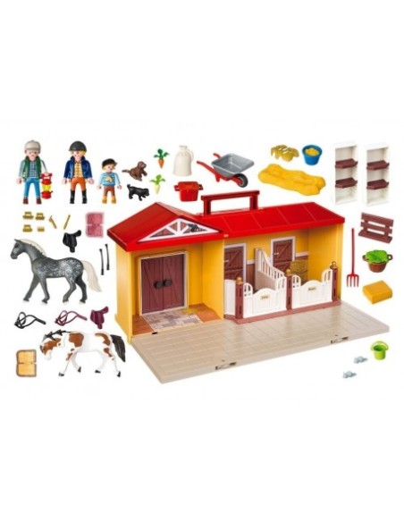 Playmobil - Scrigno stalla dei pony