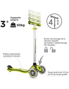 Globber - Monopattino Primo Plus Verde 2