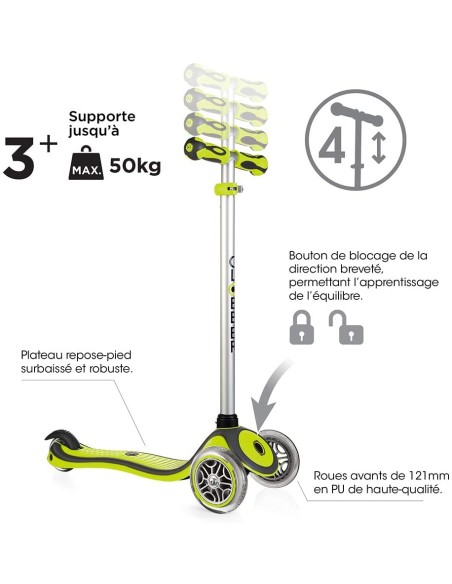 Globber - Monopattino Primo Plus Verde