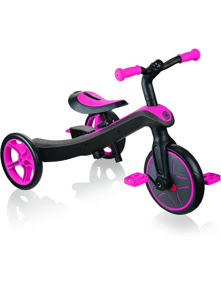 Globber - Xplorer Trike 4 in 1 - Pink