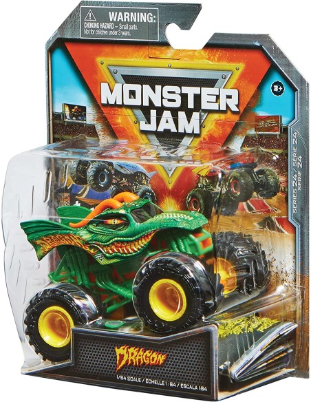 MONSTER JAM Veicoli 1 pack 1:64 ass.to