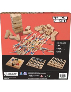 EG Classici 6 Giochi Riuniti in Legno 2