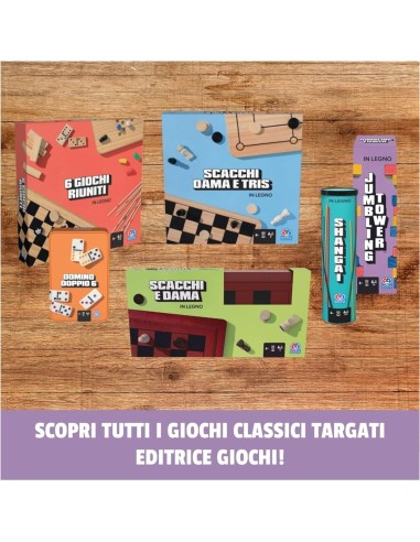 EG Classici 6 Giochi Riuniti in Legno