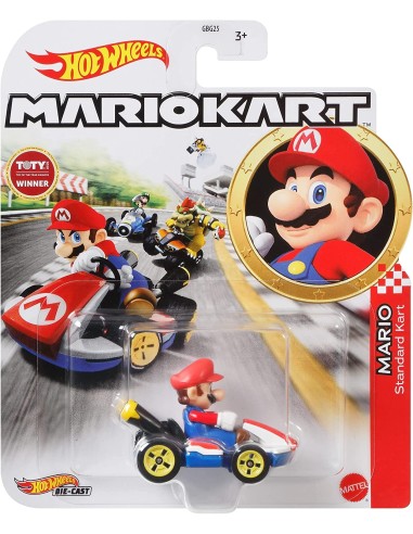 Hot Wheels Mario Kart Die Cast - MARIO