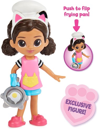 Gabby's Dollhouse Pack 2 personaggi - Cucina