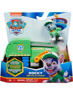 Paw Patrol - Camion per la Raccolta di Rifiuti di Rocky 2