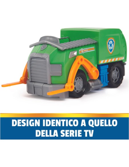 Paw Patrol - Camion per la Raccolta di Rifiuti di Rocky