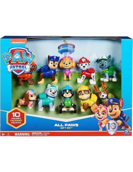 Paw Patrol All Paws Confezione Regalo da 10 Personaggi