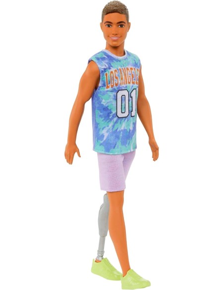 Ken & Friends Fashionistas - Capelli castani e Protesi alla Gamba