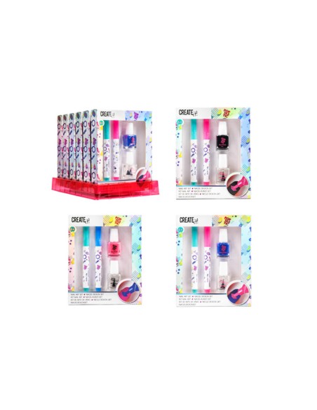 Create It! Nail Art con Marker colori assortiti