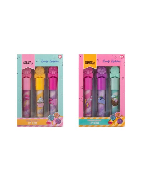 Create It! Candy Set 3 Lipgloss colori assortiti 
