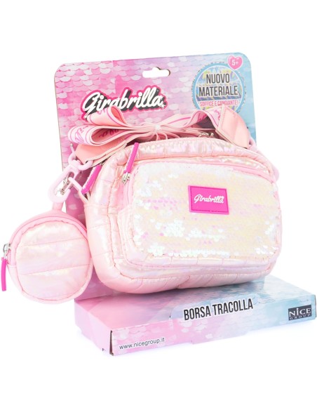 Girabrilla - Puffer borsa pochette Pink