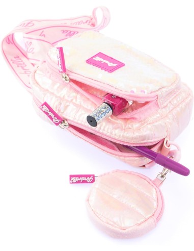 Girabrilla - Puffer borsa pochette Pink