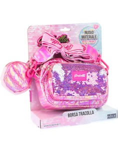 Girabrilla - Puffer borsa pochette Magenta