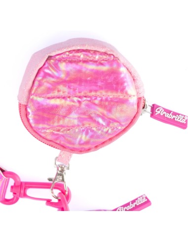 Girabrilla - Puffer borsa pochette Magenta