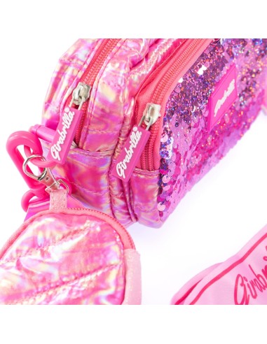 Girabrilla - Puffer borsa pochette Magenta