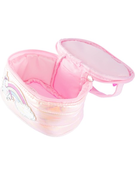 Girabrilla Puffer Unicorn Case Pink