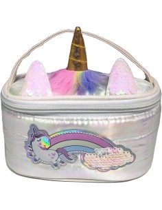 Girabrilla Puffer Unicorn Case Bianco