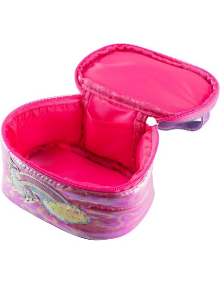 Girabrilla Puffer Unicorn Case Magenta