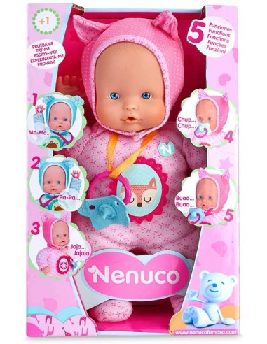 Nenuco Soft 5 Funzioni Rosa 30 Cm