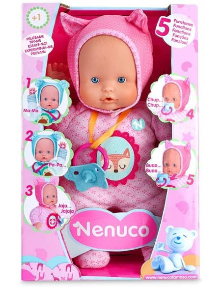 Nenuco Soft 5 Funzioni Rosa 30 Cm