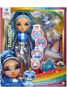 Classic Rainbow Fashion Doll Skyler (Blue)  2