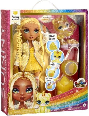 Classic Rainbow Fashion Doll Sunny (Yellow) 