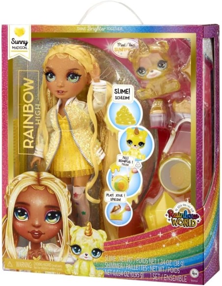 Classic Rainbow Fashion Doll Sunny (Yellow) 