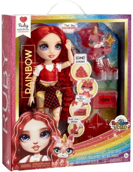 Classic Rainbow Fashion Doll Ruby (Red) 