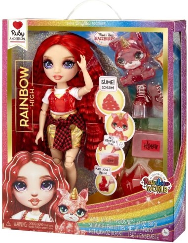 Classic Rainbow Fashion Doll Ruby (Red) 