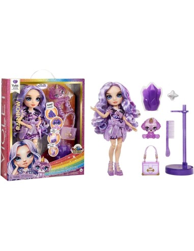Classic Rainbow Fashion Doll Violet (Purple) 