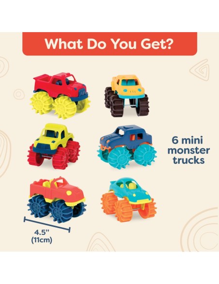 B.Toys - Mini Monster Trucks