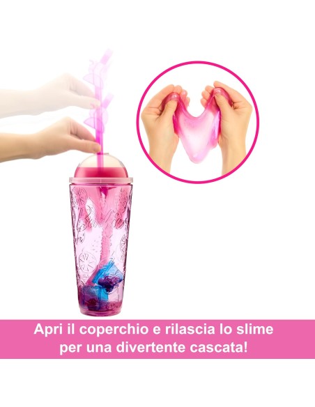 Barbie - Pop Reveal Serie Frutta, Bambola a Tema Limonata di Fragole