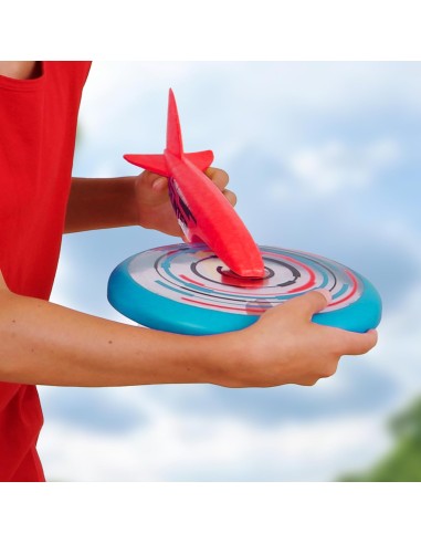 Jet Disc Hunter rosso-azzurro