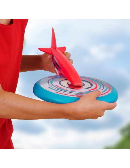 Jet Disc Hunter rosso-azzurro