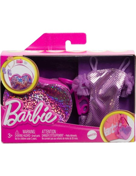 Barbie borsette + vestito compleanno