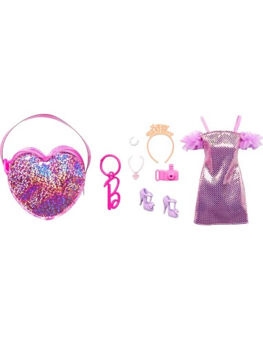 Barbie borsette + vestito compleanno