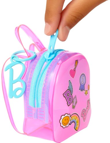 Barbie borsette + vestito da scuola