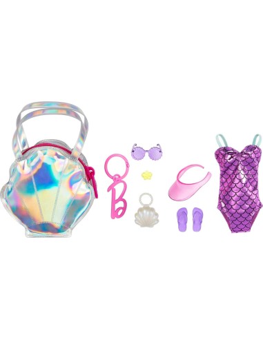 Barbie borsette + vestito da spiaggia