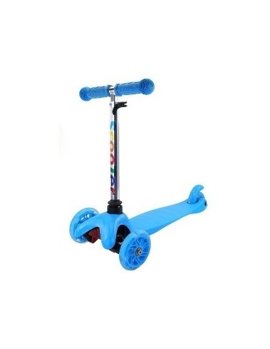 Scooter 3 ruote "speedy" azzurro con ruote...