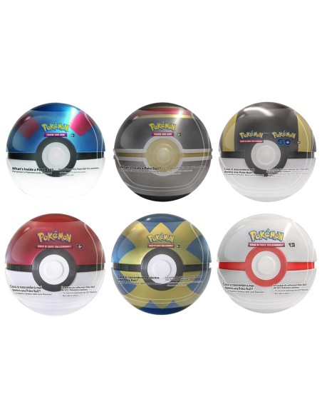 Pokemon Best of 2021 Poke Ball Tin colori assortiti Italiano